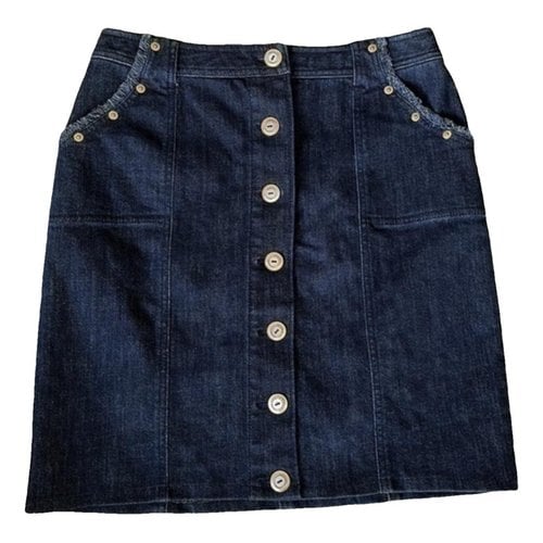 Pre-owned St John Mid-length Skirt In Blue