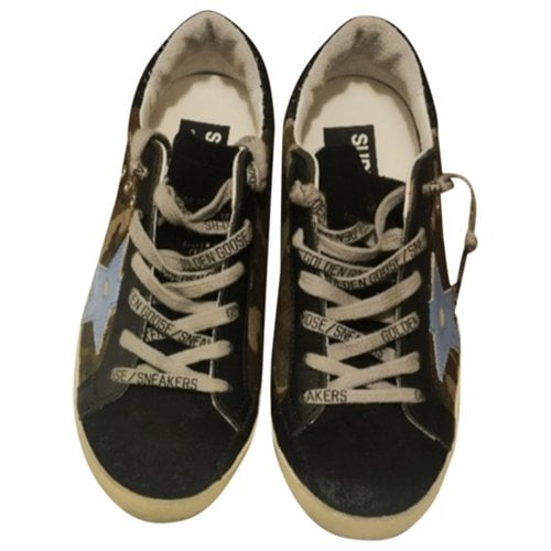 Pre-owned Golden Goose Cloth Lace Ups In Other