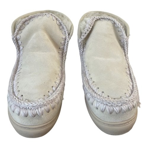 Pre-owned Mou Snow Boots In White