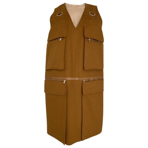 Pre-owned Max Mara Cashmere Mid-length Dress In Camel