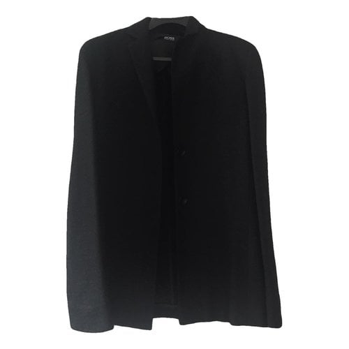 Pre-owned Hugo Boss Silk Suit Jacket In Black