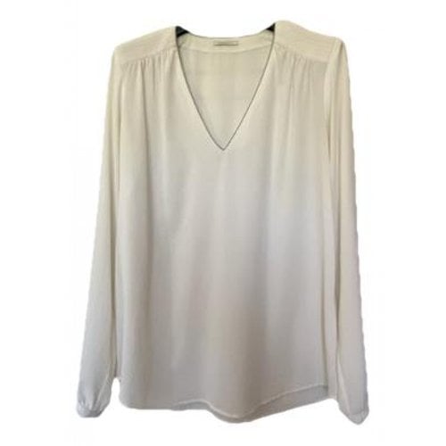 Pre-owned Ikks Blouse In White