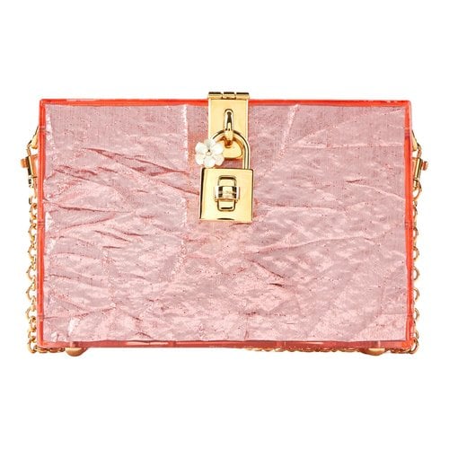 Pre-owned Dolce & Gabbana Clutch Bag In Pink