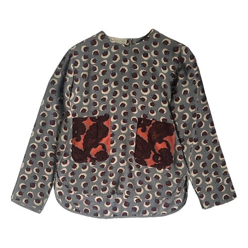 Pre-owned Stella Mccartney Silk Blouse In Anthracite