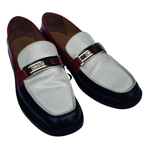 Pre-owned Dior Code Leather Flats In Other