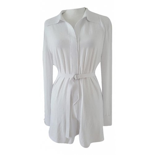 Pre-owned Norma Kamali Jumpsuit In White