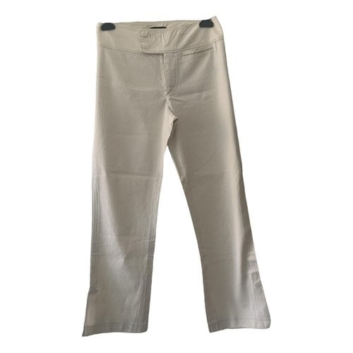 Pre-owned Isabel Marant Straight Pants In Beige