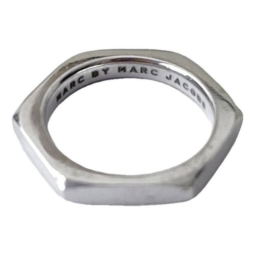 Pre-owned Marc By Marc Jacobs Ring In Silver