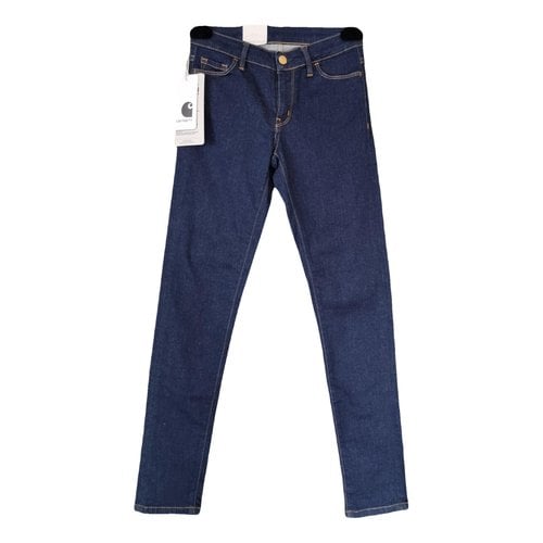 Pre-owned Carhartt Slim Jeans In Blue