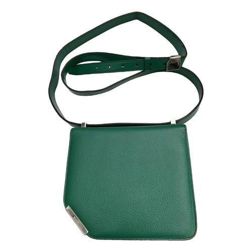 Pre-owned Bally Leather Crossbody Bag In Green