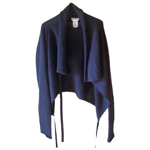 Pre-owned Chloé Cashmere Cardigan In Navy