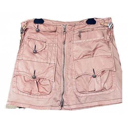Pre-owned Jean Paul Gaultier Mini Skirt In Pink