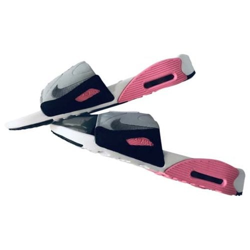 Pre-owned Nike Air Max 90 Leather Sandals In Pink