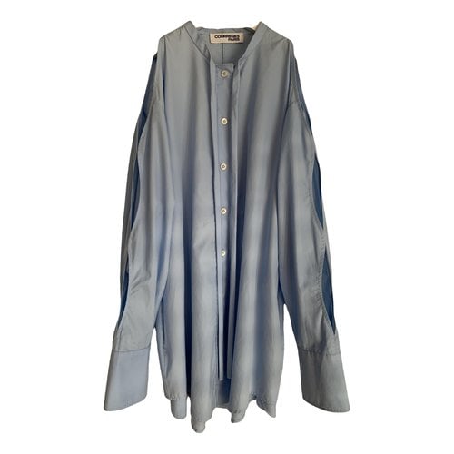 Pre-owned Courrã¨ges Shirt In Blue