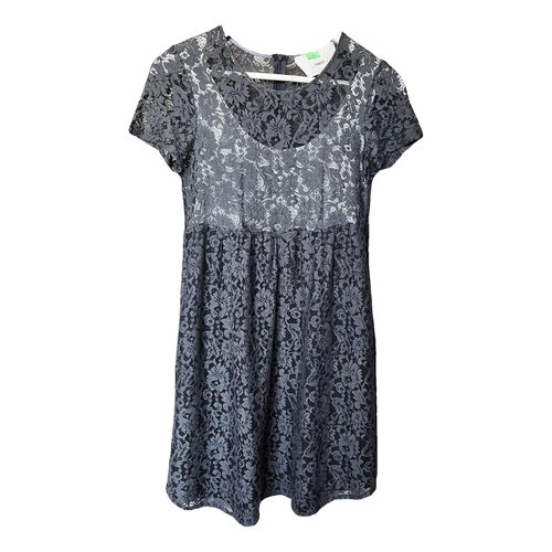 Pre-owned Merci Lace Dress In Anthracite