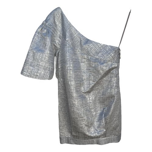 Pre-owned By Malene Birger Tunic In Silver