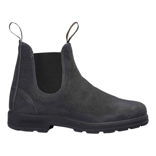 Pre-owned Blundstone Leather Boots In Grey