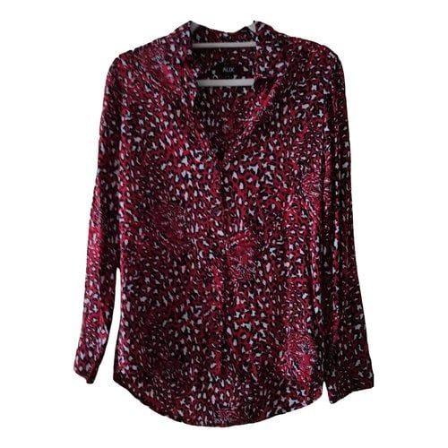 Pre-owned Alix The Label Blouse In Red