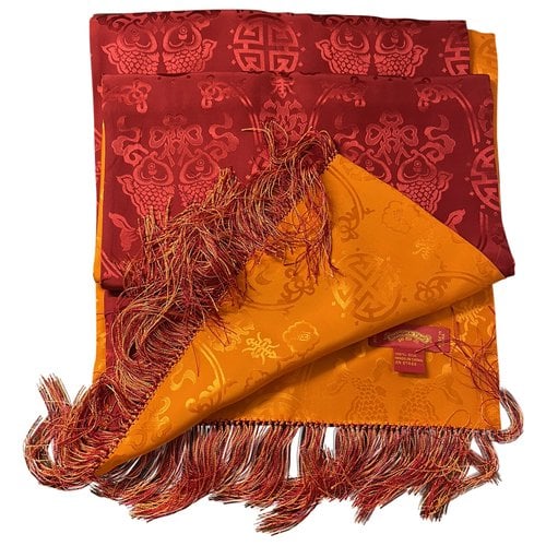 Pre-owned Shanghai Tang Silk Stole In Multicolour