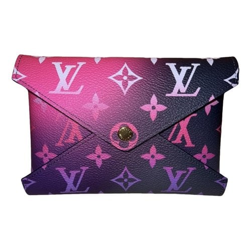 Pre-owned Louis Vuitton Kirigami Cloth Clutch Bag In Purple