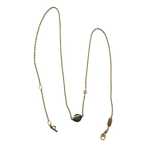 Pre-owned Piaget Possession Pink Gold Necklace In Green