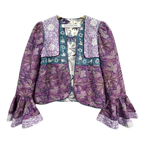 Pre-owned Alix Of Bohemia Jacket In Purple