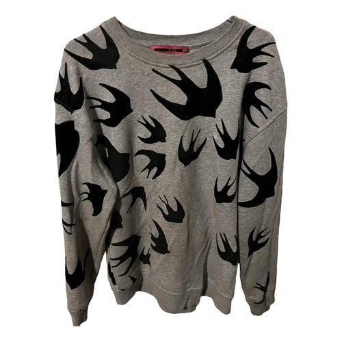 Pre-owned Mcq By Alexander Mcqueen Top In Grey