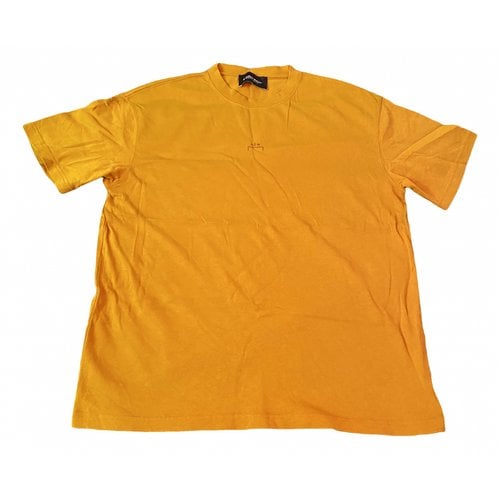 Pre-owned A-cold-wall* T-shirt In Yellow