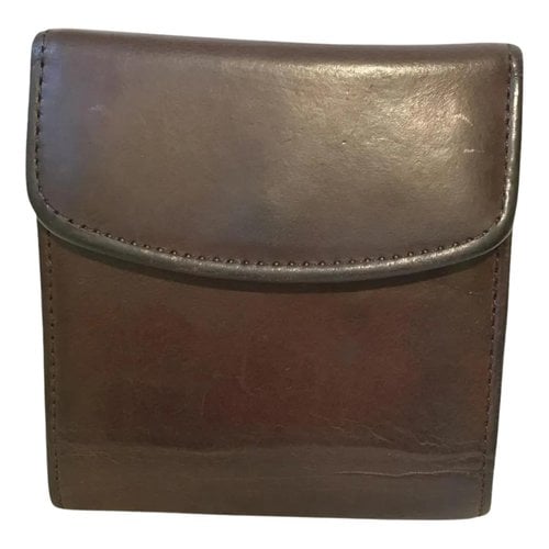 Pre-owned Coach Leather Wallet In Brown