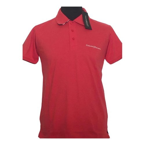 Pre-owned Cesare Paciotti Polo Shirt In Red