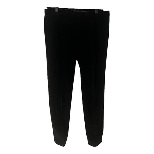 Pre-owned Lauren Ralph Lauren Trousers In Black