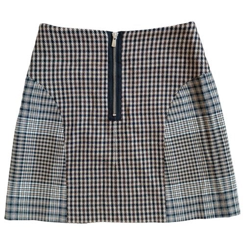 Pre-owned Maje Mini Skirt In Brown