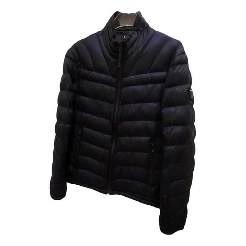 Pre-owned Replay Jacket In Navy