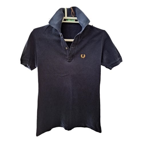 Pre-owned Fred Perry Polo Shirt In Navy
