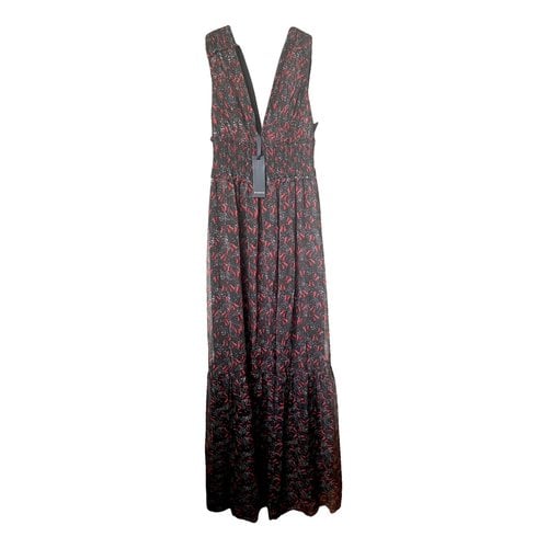 Pre-owned Pinko Silk Maxi Dress In Red