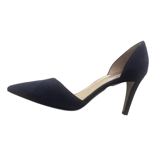 Pre-owned Giorgio Armani Heels In Navy