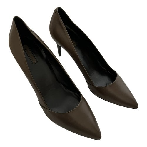 Pre-owned Longchamp Leather Heels In Other