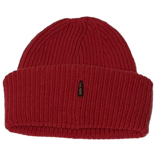 Pre-owned Golden Goose Wool Hat In Red