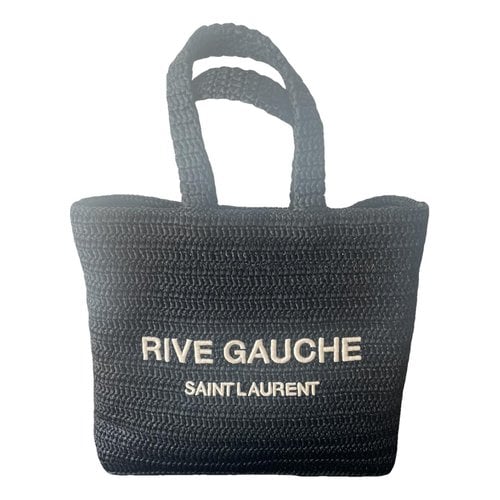 Pre-owned Saint Laurent Rive Gauche Tote In Black