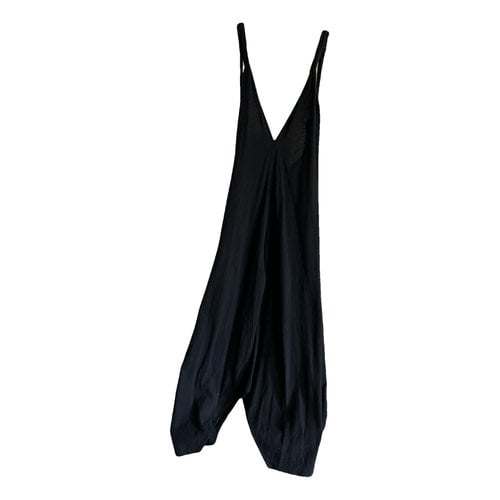 Pre-owned By Aylin Koenig Maxi Dress In Black