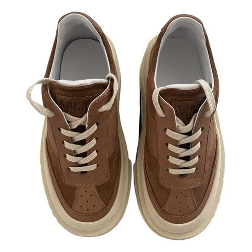 Pre-owned Mm6 Maison Margiela Trainers In Camel