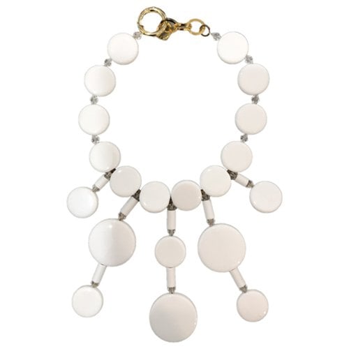 Pre-owned Emporio Armani Necklace In White