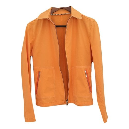 Pre-owned Burberry Jacket In Orange