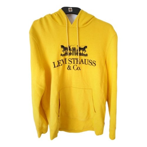 Pre-owned Levi's Sweatshirt In Yellow