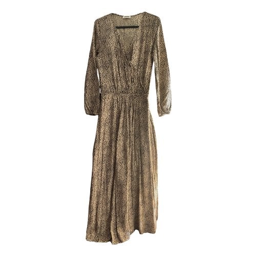 Pre-owned Zadig & Voltaire Maxi Dress In Brown
