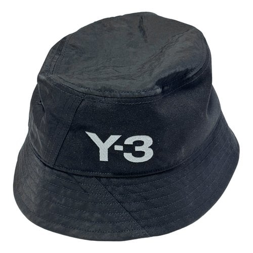 Pre-owned Y-3 Cloth Hat In Black