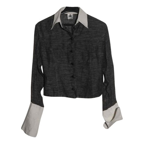 Pre-owned Lanvin Linen Shirt In Grey