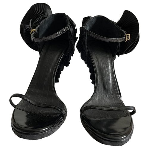 Pre-owned Viktor & Rolf Leather Heels In Black