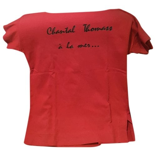 Pre-owned Chantal Thomass Vest In Red