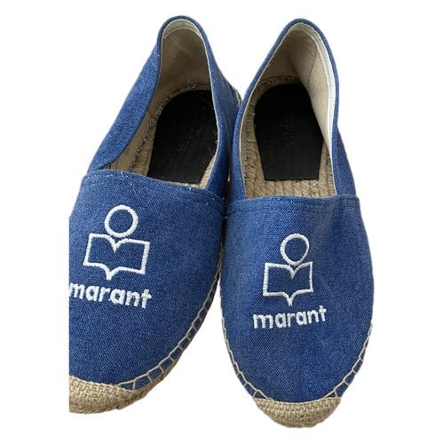 Pre-owned Isabel Marant Cloth Espadrilles In Blue